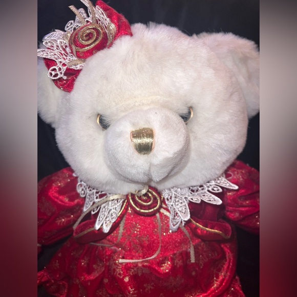 Dan Dee 2002 Keepsake Memories Bear Limited Edition Red Female Christmas Bear - Picture 3 of 13